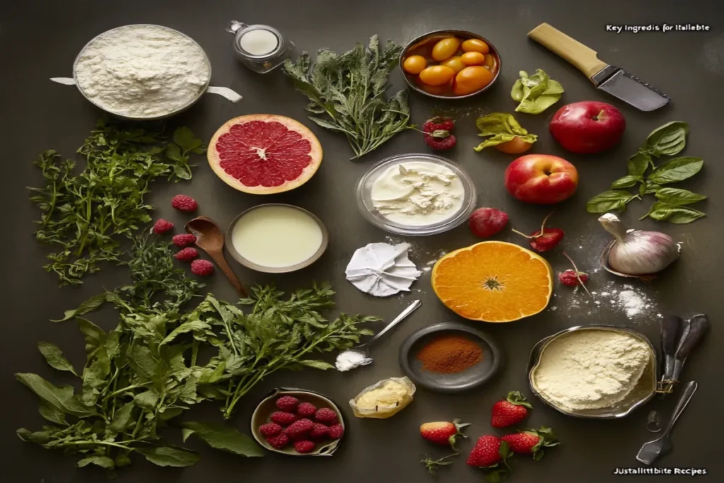 fresh ingredients in cooking A vibrant display of fresh ingredients like ripe fruits, crisp vegetables, and herbs, highlighting their importance in creating delicious and healthy meals."