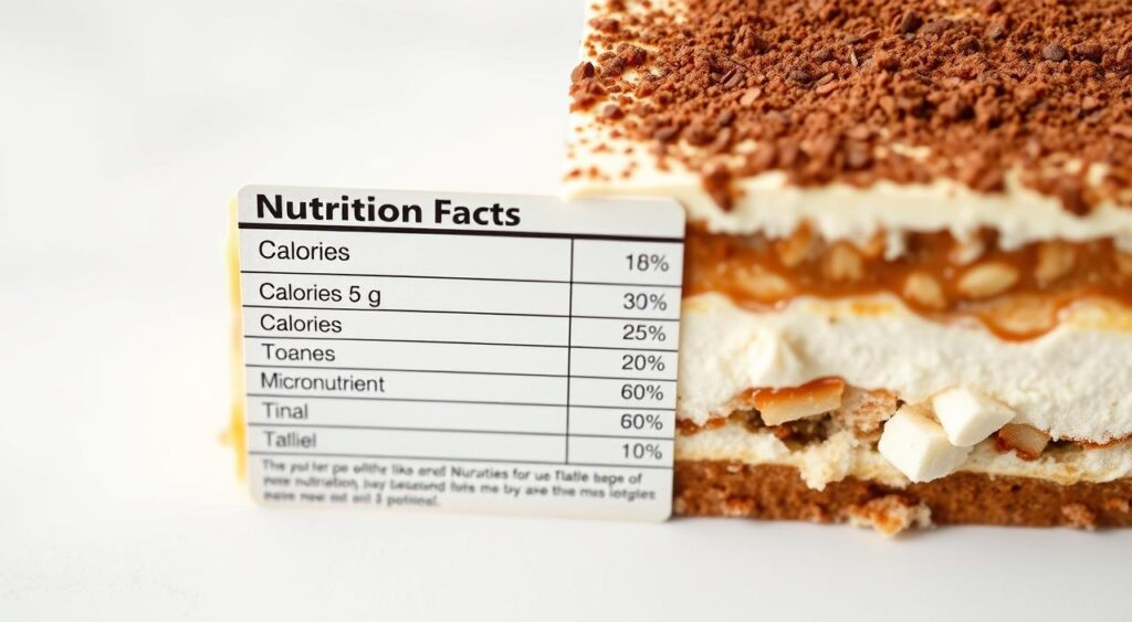 nutritional information for tiramisu nutritional information for tiramisu